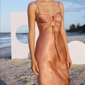 Shona Joy Eloise Lace Up Dress - US 2 / Xs / S - worn once